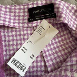 Urban Outfitters-Purple Gingham Women's Skirt-Size Small